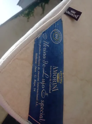 Colchón viscoelástico 135 cm y funda aislante