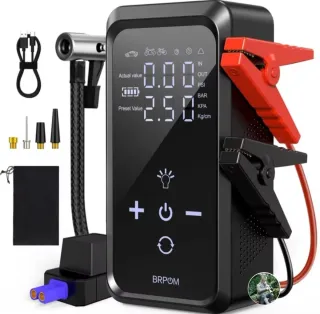 Arrancador Compresor Portátil Multifunción