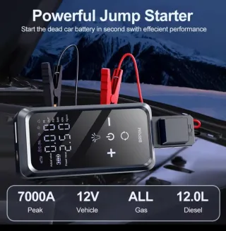 Arrancador Compresor Portátil Multifunción