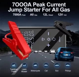 Arrancador Compresor Portátil Multifunción