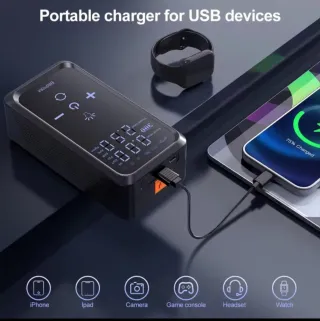 Arrancador Compresor Portátil Multifunción