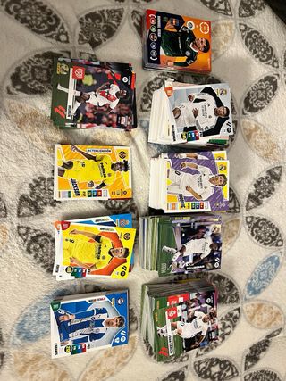 Cajas y cromos Adrenalyn y Megacracks fútbol