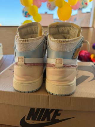 Air Jordan 1 High Zoom Beige/Azul