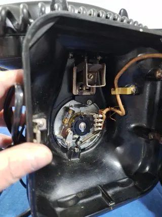 Teléfono antiguo de disco