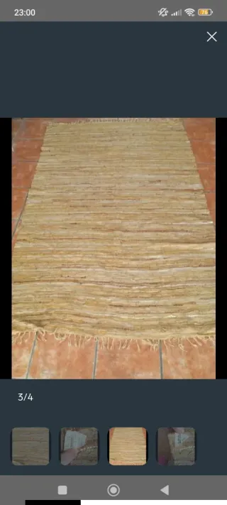 Tappeto A Loja do gato in pelle e cotone