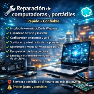 Reparación de ordenadores y portátiles