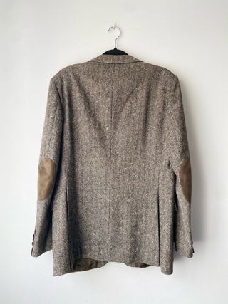 Blazer vintage oversize 100% lana spigato