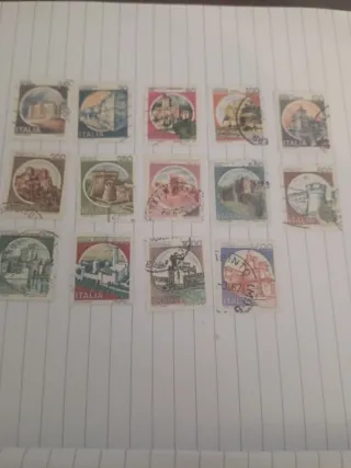 Francobolli Castelli Italiani Anni '70