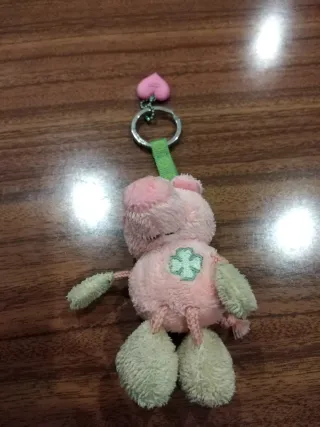 Porta-chaves Nici porco rosa