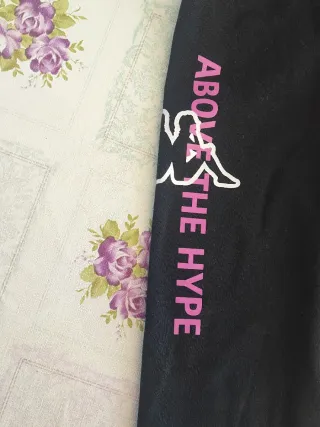 Tuta Kappa bambina rosa e nera