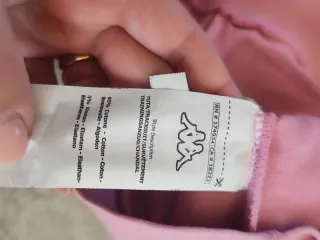 Tuta Kappa bambina rosa e nera