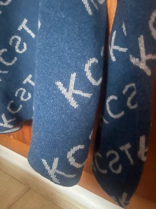 Jersey azul 100% lana by Kelly Claire Kcst