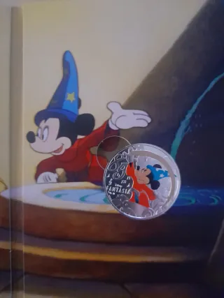 Moneda Disney Fantasía Mickey Mouse