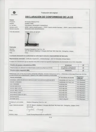 Patinete Eléctrico Xiaomi