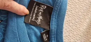 Camiseta Rick and Morty Hombre Azul