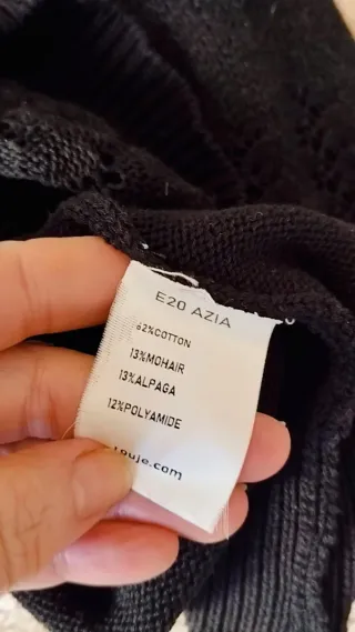 Jersey Rouje Negro Talla S