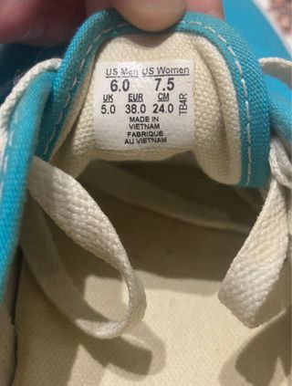 Vans Authentic Azul Celeste Mujer Talla 38