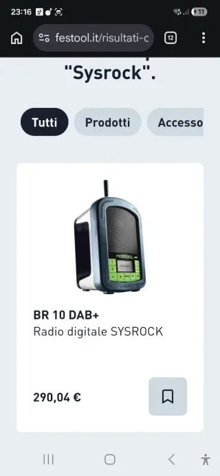 Radio Festool Sysrock DAB+