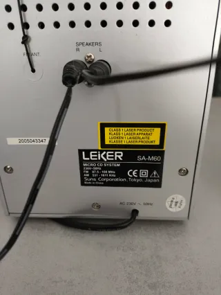 Mini cadena LEICER CD, Radio, Cassette