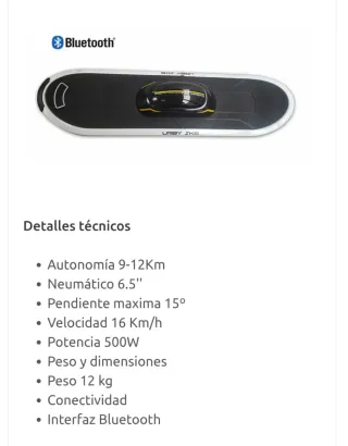 Skate Eléctrico Urby SK8