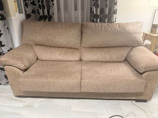 Sofá 3 plazas + sofa 2 plazas color beige