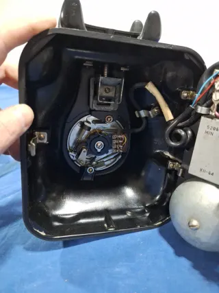 Teléfono antiguo Telefonica negro