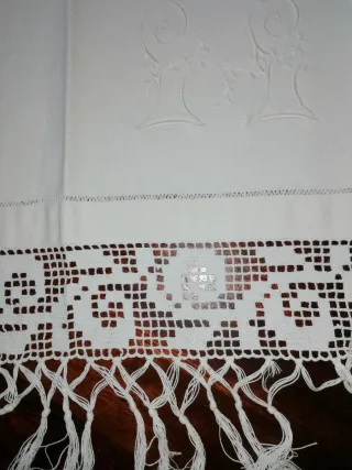 Asciugamano antico in lino