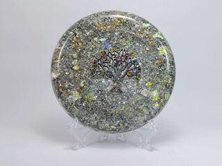 Orgonita plato Árbol de la Vida Ø 105 mm