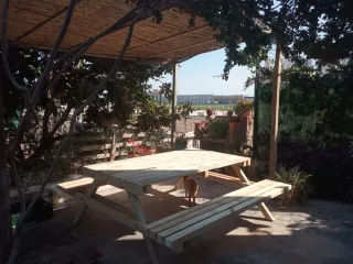 Mesa de picnic de madera a medida