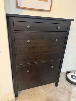 Zapatero IKEA HEMNES Doble Marrón