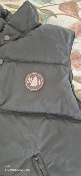 Piumino Smanicato Unisex Grigio