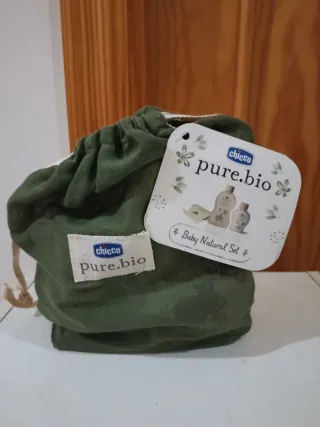 Bolsa Chicco Pure.Bio Baby Natural Set