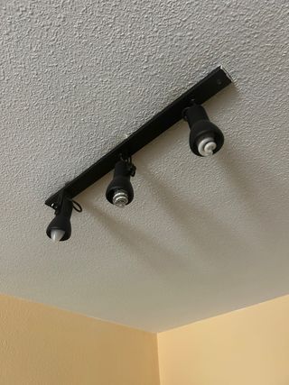 Lámpara de techo negra