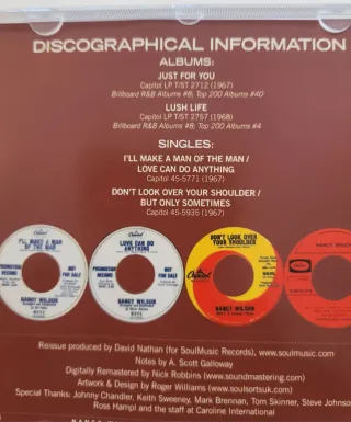 Nancy Wilson - Just For Now / Lush Life CD