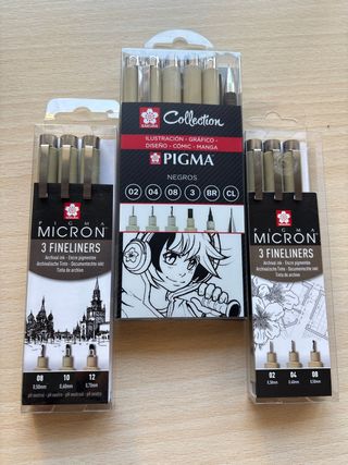 Sakura Pigma Micron 3 Fineliners x3 Set