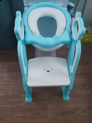 Adaptador WC infantil azul