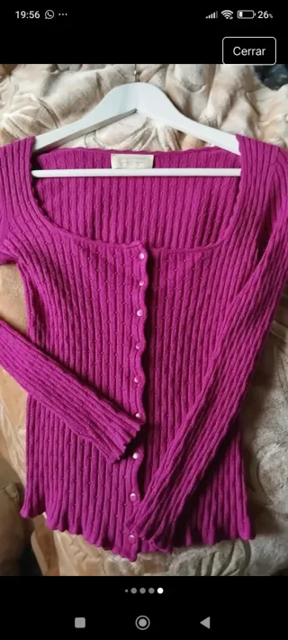 Jersey Sezane Rosa Talla xs