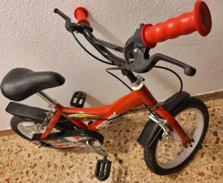 Bicicleta Infantil Roja Scalextric