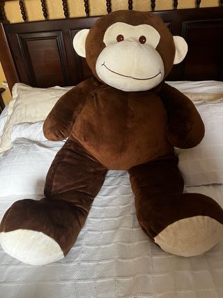 Peluche Mono Max & Sax Grande Marrón