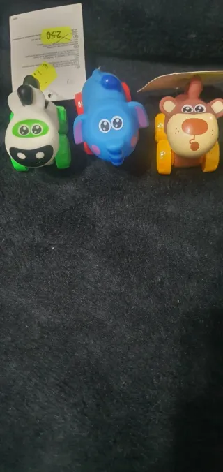 Lote 3 coches de plástico