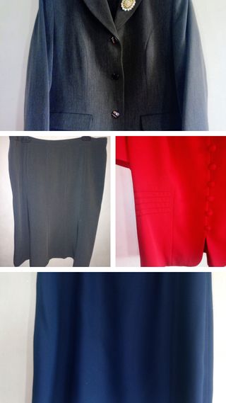 2 Trajes Falda y Chaqueta Talla 48