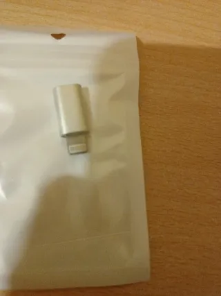 Adaptador Lightning a USB-C Plata