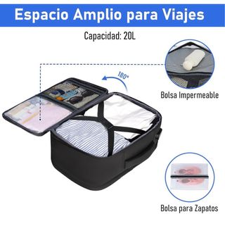 Mochila Viaje Taygeer Cabina 40x30x20 Negra