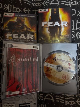 Lote 4 Juegos PC: F.E.A.R., Quake, Resident Evil
