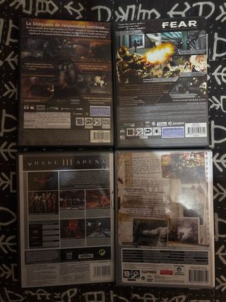 Lote 4 Juegos PC: F.E.A.R., Quake, Resident Evil