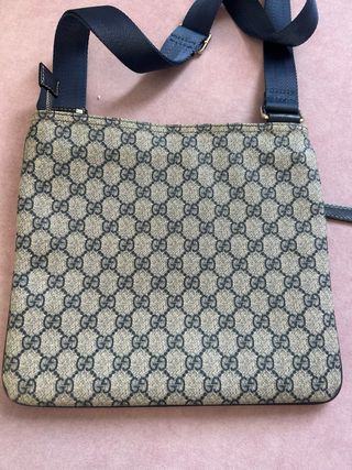 Bandolera Gucci Beige y Azul