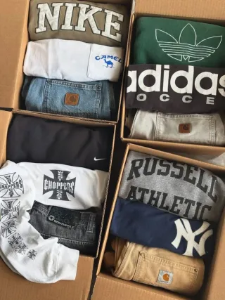 Box Vintage Nike Adidas Carhartt