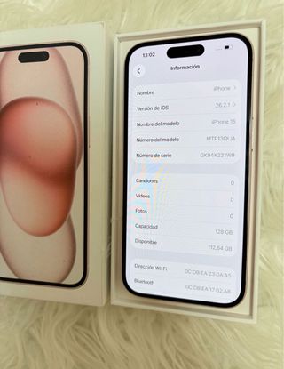 iPhone15 128GB Rosa