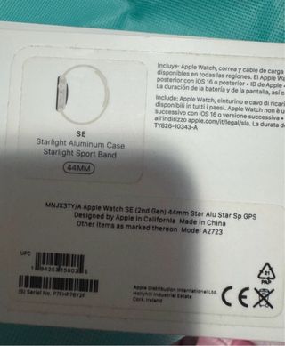 Apple Watch SE 2 (44mm) Argento