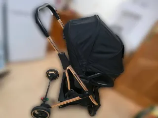 Cochecito de bebé Montecarlo - Edición Black&Gold